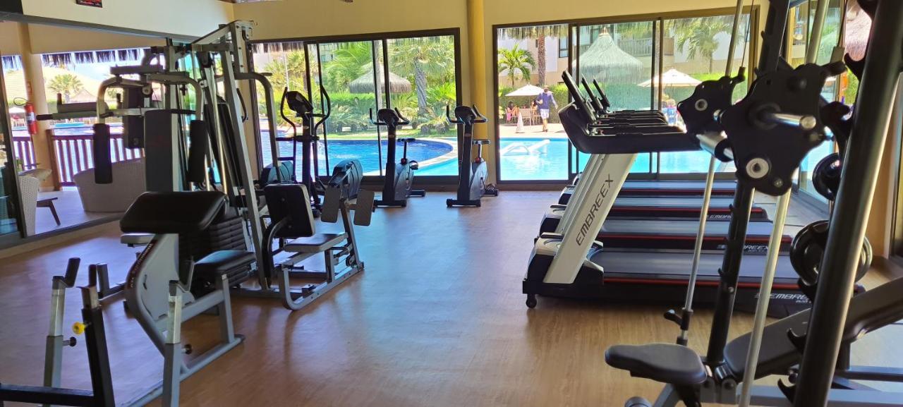 Paraiso Frente Mar!! 04 Pessoas-Pe Na Areia Vg Sun Cumbuco-Hidro, Sauna, Academia, Piscina,Cozinha Completa, Wifi, Parquinho Infantil Kültér fotó