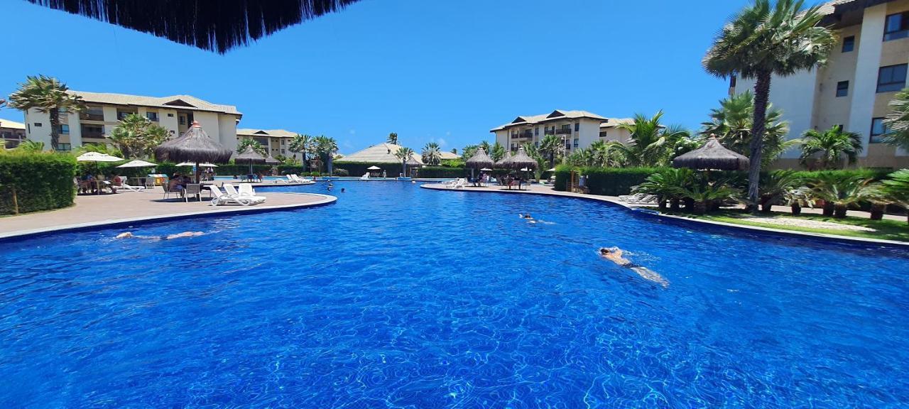 Paraiso Frente Mar!! 04 Pessoas-Pe Na Areia Vg Sun Cumbuco-Hidro, Sauna, Academia, Piscina,Cozinha Completa, Wifi, Parquinho Infantil Kültér fotó