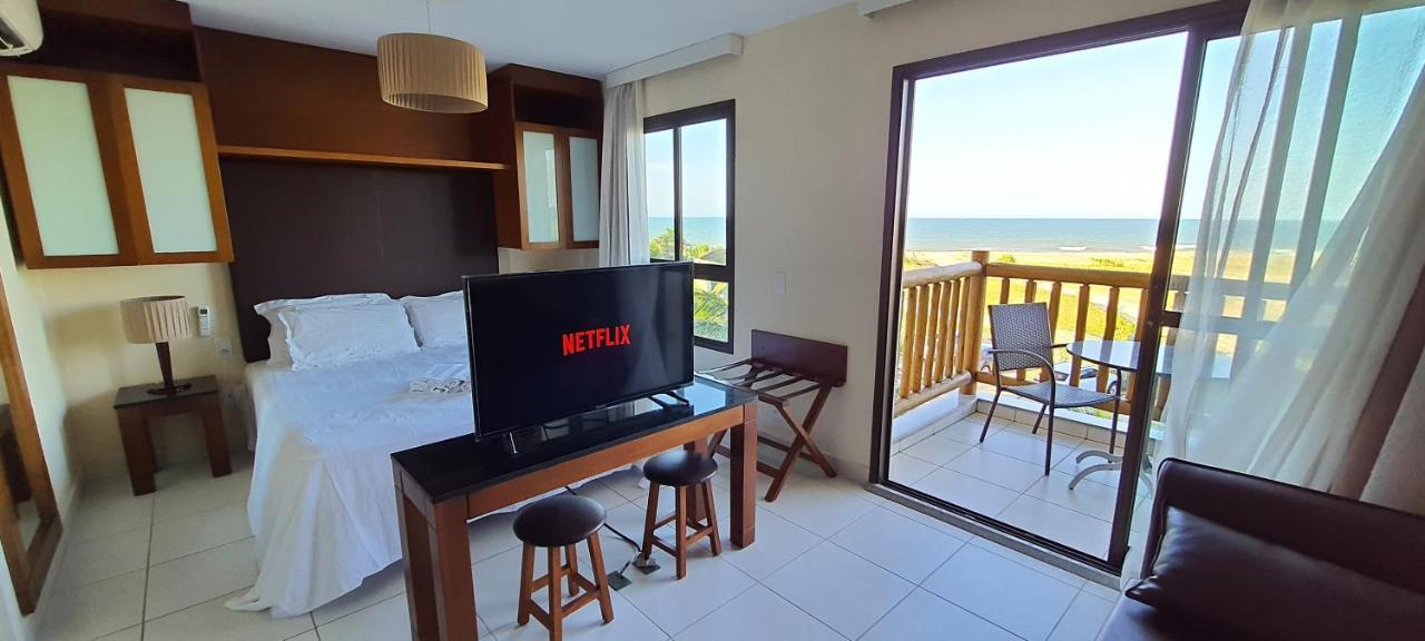 Paraiso Frente Mar!! 04 Pessoas-Pe Na Areia Vg Sun Cumbuco-Hidro, Sauna, Academia, Piscina,Cozinha Completa, Wifi, Parquinho Infantil Kültér fotó
