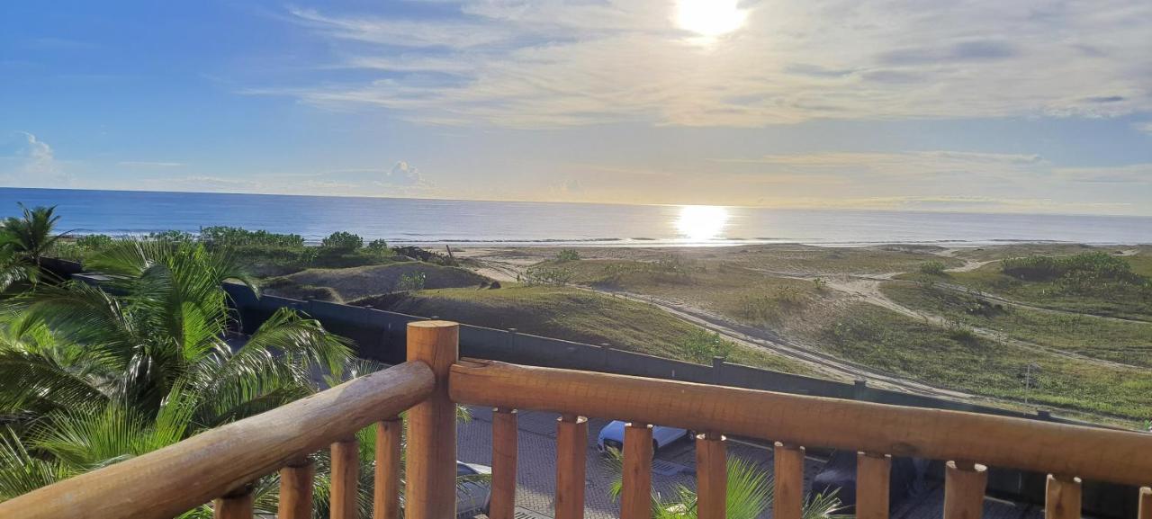 Paraiso Frente Mar!! 04 Pessoas-Pe Na Areia Vg Sun Cumbuco-Hidro, Sauna, Academia, Piscina,Cozinha Completa, Wifi, Parquinho Infantil Kültér fotó